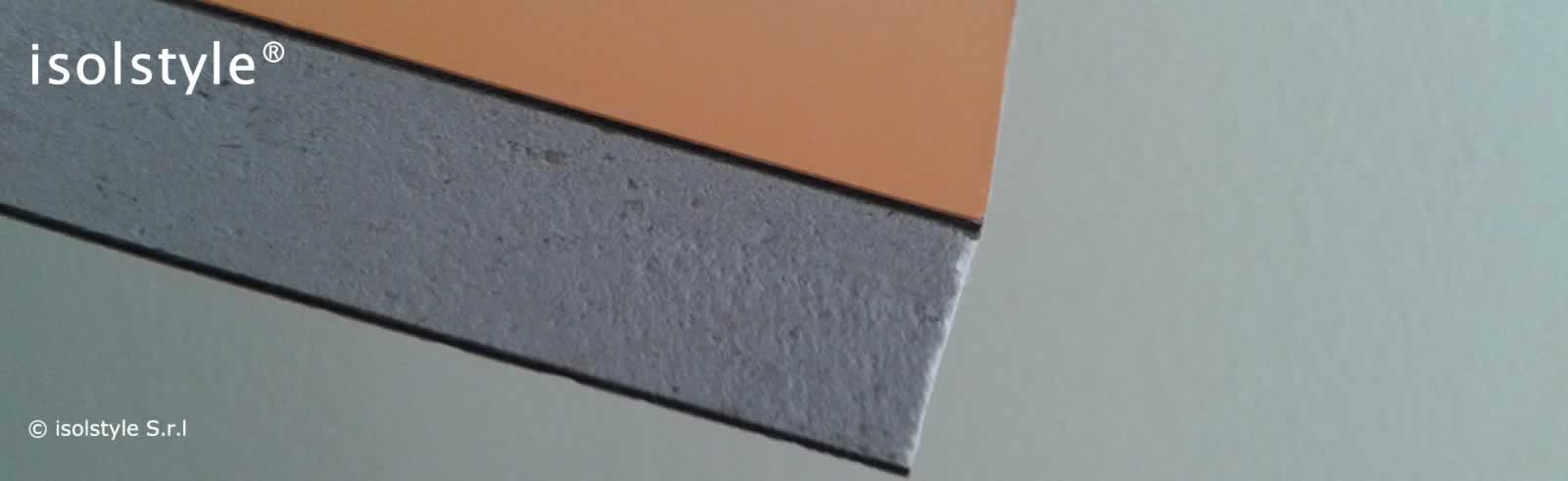 Pannello in silicato di calcio rivestito in laminato HPL decorativo