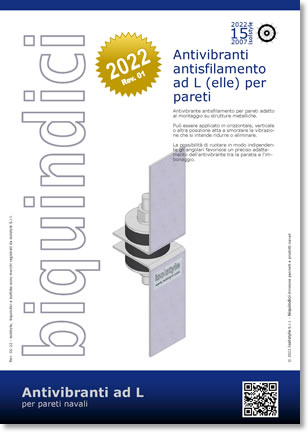 Brochure antivibranti per pareti navali